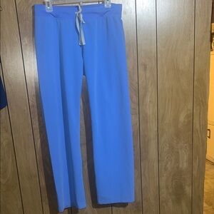 Figs  Blue Drawstring Scrub Pants